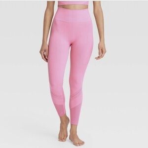 Pink Sculptknit Workout Leggings